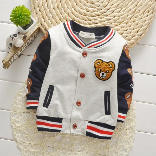 New Spring Autumn Baby Girls Boys Clothes Children Cotton Cartoon Jacket Toddler Fashion Sports Costume Infant Kids Sportswear - Image 5