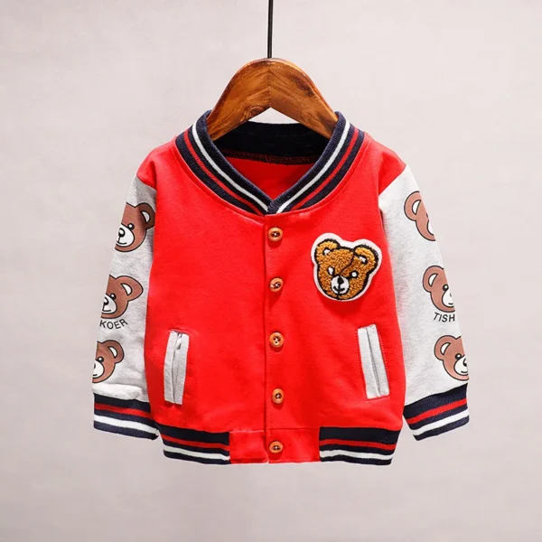 New Spring Autumn Baby Girls Boys Clothes Children Cotton Cartoon Jacket Toddler Fashion Sports Costume Infant Kids Sportswear - Image 4