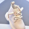 Children Spring Autumn short Boots Boys Fashion Solid British Boots Girls Fashion Warm Short Boots Baby Quality Leather Shoes - Image 5