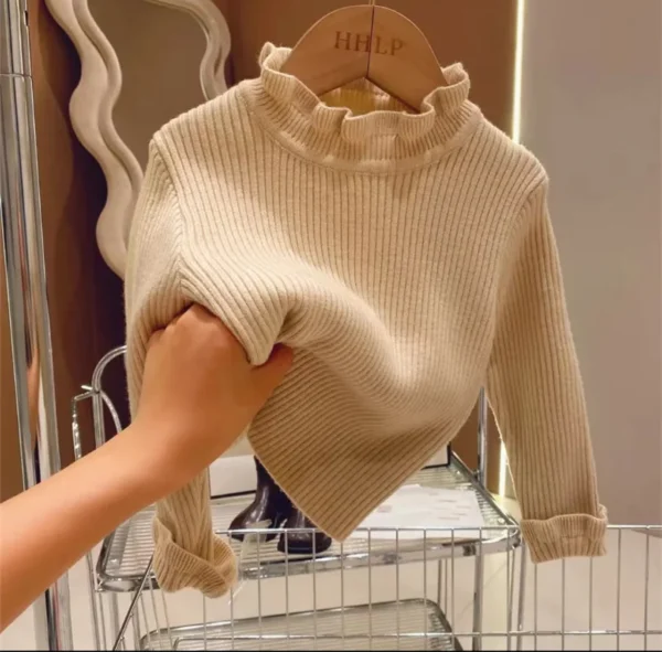 Children Baby Loose Sweater Knitted Autum Winter Baby Boy Girl Clothes Round Neck Kid Toddler Girl Boy Pullover Baby Outerwear - Image 3