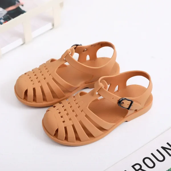 Children's Soft-soled Openwork Breathable Sandals Boys and Girls Home Outing Beach Boys and Girls 2-12y - Image 3