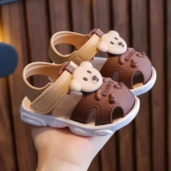 2024 Summer Baby Boys Girls Sandals Children Beach Sandals Cartoon Infant Toddler Shoes Comfortable Soft Sole Kids Student Shoes - Image 2