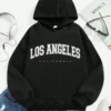 Tween Hoodies Girls Casual Letter Printed Comfortable Loose Long Sleeve Tops Sweatshirts Kids Cartoon Coat Autumn Winter Clothes