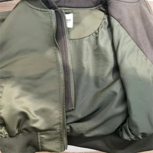 Teens Boys Spring Autumn Patchwork Zipper Outerwear & Coats 2024 New Korean Hooded Baseball Suit Baby Boy Fake Two Spring Tops - Image 6