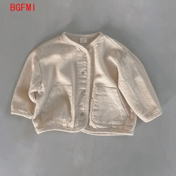 Korean Fashion Baby Boy Girl Cotton Denim Jacket Infant Toddler Child Jean Coat Kid Outwear Casual Spring Fall Kids Clothes 2-7Y - Image 3