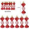 6Pcs Christmas Red Candy Crutch Lollipop Xmas Tree Hanging Pendant Ornaments 2024 New Year Gift Christmas Home Decoration 2023 - Image 5