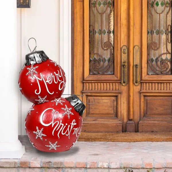 30" H Indoor/Outdoor Christmas Ball Ornament with Color Changing LED Lights - Image 6