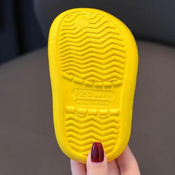 Summer Childrens Slippers Hole Kids Sandals Soft Anti-Skid Cartoon Dinosaur DIY Design Indoor Anti-Slip Boys Girls Beach Shoes - Image 5