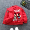 New Spring Baby Boys Girls Jacket Fashion Cartoon Mickey Minnie Mouse Print Outerwear for Kids Clothes Children Windbreaker Coat - Image 4