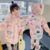 New Girls Boys Down Jacket Winter Coats Children Clothes Hooded Windbreaker Coat For Kids 2-7 Years Cotton Warm Outerwear - Image 3