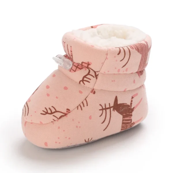 Classic Style Cartoon Winter Baby Boots Baby Toddler Shoes Girls Boys Newborn Boots Warm Non-Slip Soft Sole Shoes - Image 6