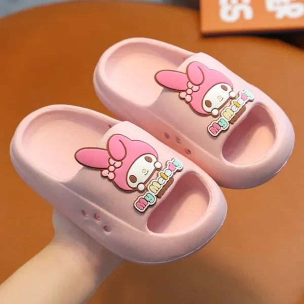 Sanrio Children's Cute Indoor Home Slippers Boys and Girls Outside Beach Sandals Slippers Anti-slip Bathroom Sandals EVA Sandals - Image 2