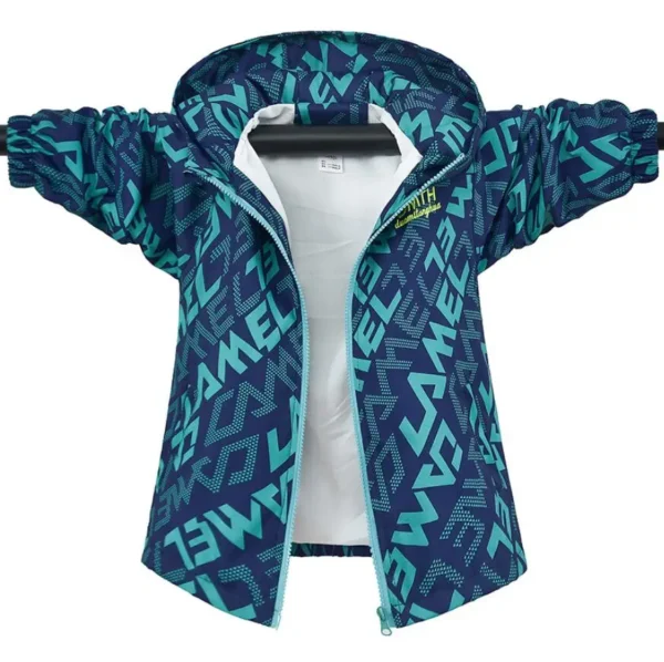 Korean Fashion Jacket For girls Teenager Casual Gradient Hooded Coat Boys Blazer Spring Autumn Windproof Sweet Coats Windbreaker - Image 5
