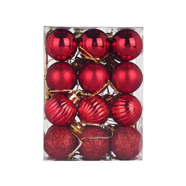 24PCS Christmas Balls 30mm Christmas Xmas Tree Ball Bauble Hanging Home Party Ornament Decor 24PCS Christmas Decoration 2024 - Image 3