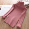 New Girls Sweater Pullovers Winter Boys Warm Sweaters Tops 2-11 Years Baby Bottoming Shirt Kids Clothes - Image 6