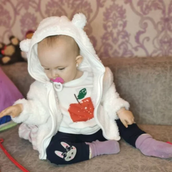 Children Flannel Jacket Autumn and Winter Baby Girl Clothes Hooded Cute Toddler Outerwear Clothing Warm Boys Coat 1-5 Years - Image 2