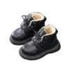 Cozy Plush Lining Children Snow Boots Anti-skid Soft Bottom with A Grippy Material Baby Toddler Boys Girls Winter Shoes E08061 - Image 6