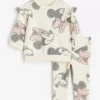 Cute Minnie Print Tops 2pcs For Girls Child Autumn Long Sleeve Tracksuits New Fashion Clothing Kids Casual Hoodies+Sweatpants