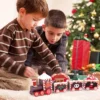 Christmas Wooden Train Merry Christmas Decorations for Home 2024 Xmas Tree Ornament Navidad Noel Kids Gift Happy New Year 2025 - Image 5