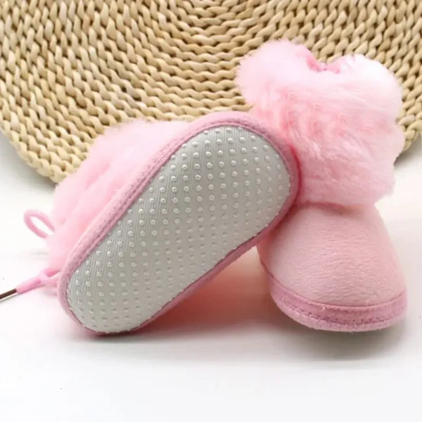 Winter Snow Baby Boots Newborn Warm Booties Soft Sole First Walkers Shoes for Baby Girls Boys Solid Infant Shoes Toddler 0-18M - Image 5