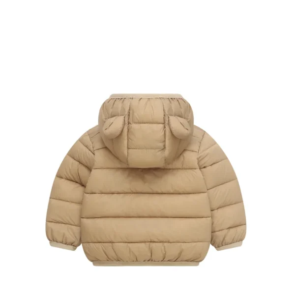 New Winter Down Warm Jackets Autumn Baby Thin Hooded Cotton Coats Girls Boys Cute Solid Outerwear 2-6 Years - Image 3