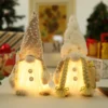 1~5pcs LED Glowing Gnome Sequins Faceless Doll Gift Christmas Decorations 2024 Night Light Home Xmas Tree Ornament New Year - Image 2
