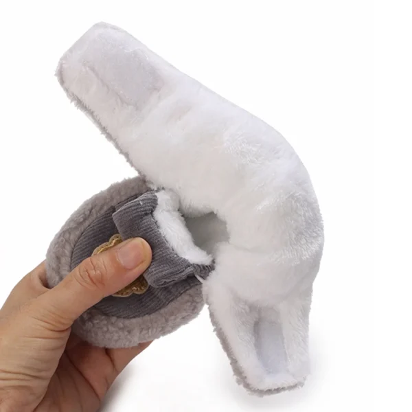 Winter Snow Baby Boots Cute Bear Warm Booties For Kids Soft Infant Newborn Toddler Baby Girls Boys Shoes Preschool Walking Shoes - Image 6