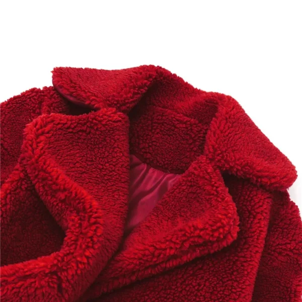 Warm Lamb's Wool Jackets For Girls Boys Winter Fleece Outerwear Autumn Children Fashion Single-Breasted Coats Big Kids Clothes - Image 6