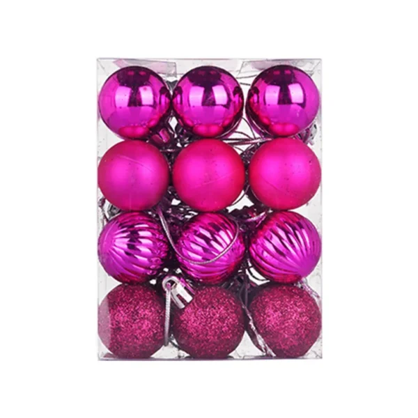 24PCS Christmas Balls 30mm Christmas Xmas Tree Ball Bauble Hanging Home Party Ornament Decor 24PCS Christmas Decoration 2024 - Image 5