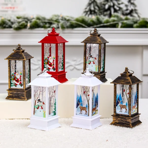 Christmas Lantern Light Merry Christmas Decorations for Home Christmas Tree Ornaments 2024 Navidad Xmas Gifts New Year 2025 - Image 3