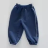 0-5T Baby Autumn Clothes Sets Kids Leisure Clothing Girl Boys Solid X-line Outerwear Sets Spring Sweatshirt+Sweatpants Costume - Image 6