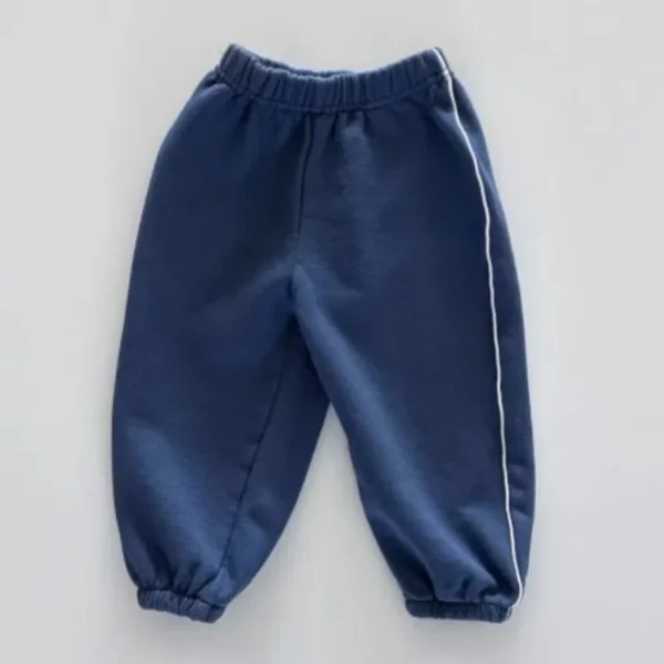 0-5T Baby Autumn Clothes Sets Kids Leisure Clothing Girl Boys Solid X-line Outerwear Sets Spring Sweatshirt+Sweatpants Costume - Image 6