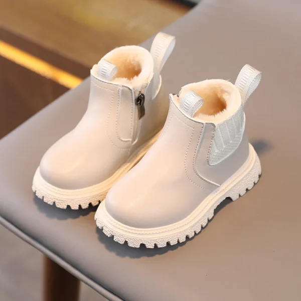Autumn Winter Baby Kids Short Boots Super Warm Boys Girls Shoes Pu Leather Children Boots Fashion Toddler Boots Kids Snow Shoes - Image 5