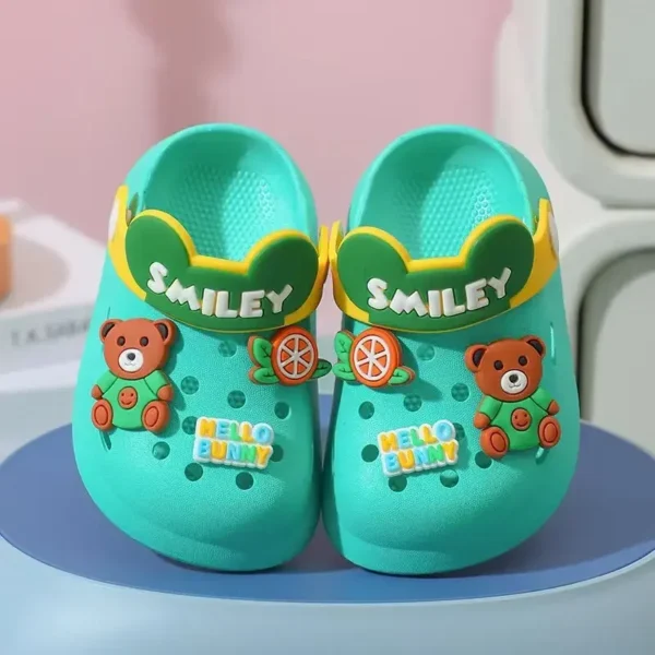 Slippers Baby Shoe Sandals Mules Breathable Boys Girls Sandals with Soft Sole for Indoor Outdoor Activities and Anti-Slip Design - Image 4