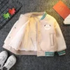 Autumn Winter Baby Boys Thickened Plush Jacket Coats Baseball Clothes Child Fashion Warm Fleece Cotton Padded Clothes Outerwear - Image 3