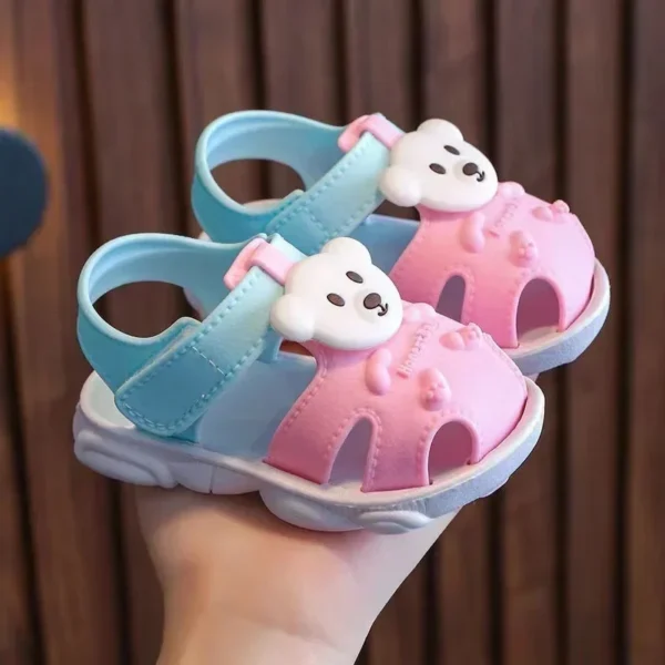 2024 Summer Baby Boys Girls Sandals Children Beach Sandals Cartoon Infant Toddler Shoes Comfortable Soft Sole Kids Student Shoes - Image 3