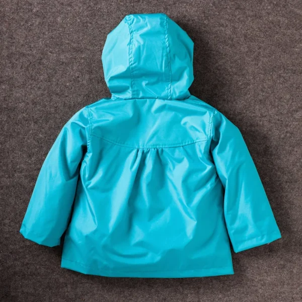 Girls Fashion Waterproof Children Clothes Autumn Casual Baby Boys Windcoat Long Sleeve Jacket Flower Print Kids Hoodie Outwear - Image 6