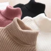 New Girls Sweater Pullovers Winter Boys Warm Sweaters Tops 2-11 Years Baby Bottoming Shirt Kids Clothes - Image 2