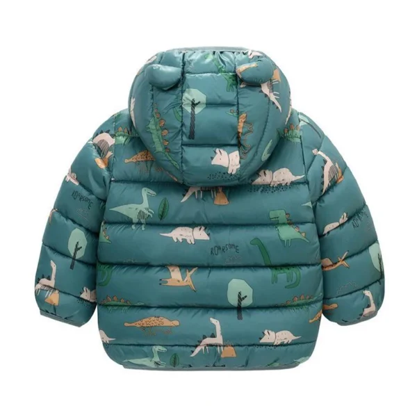 Hooded Lightweight Down Jackets Children Boy Girl Baby Coat Autumn Winter Outerwear Casual Clothing Kids Christmas Birthday Gift - Image 2