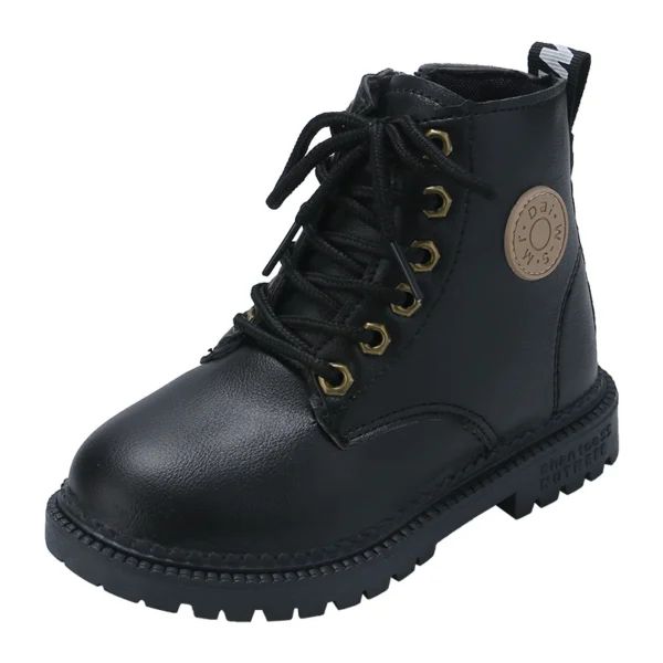 Children's Boots For Boys Girls Fashion Kids Ankle Snow Boots Rubber Outsole Autumn Winter Warm Classic For Toddlers Big Kids - Image 6
