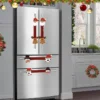 Christmas Plush Cloth Refrigerator Handle Covers Appliance Handle Covers Xmas Decorations for Home 2024 Navidad Natal New Year - Image 3