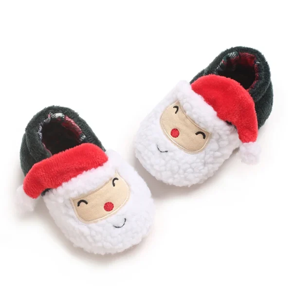 0-18Months Newborn Boys and Girls Christmas Baby Shoes Toddler First Walkers Soft Bottom Infant Flats Warm Snow Boots - Image 5