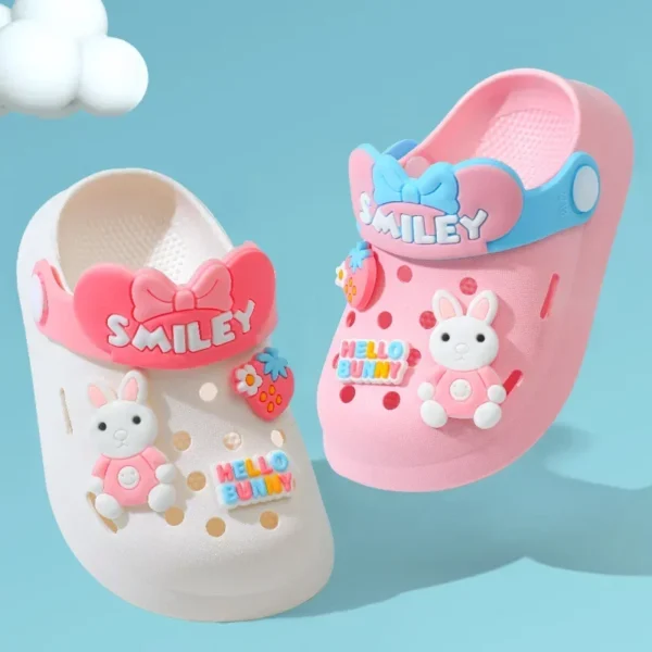 Slippers Baby Shoe Sandals Mules Breathable Boys Girls Sandals with Soft Sole for Indoor Outdoor Activities and Anti-Slip Design - Image 6