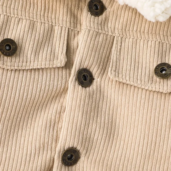 Warm Jacket Outwear For Newborn Baby Boy 0-3 Years old Casual Fashion Winter Cotton Coat Long Sleeve Toddler Kids Clothes - Image 5