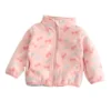 New Autumn Winter Children Girls Clothes Baby Coat Kids Cute Fashion Thickened Jacket Toddler Casual Costume Infant Sportswear