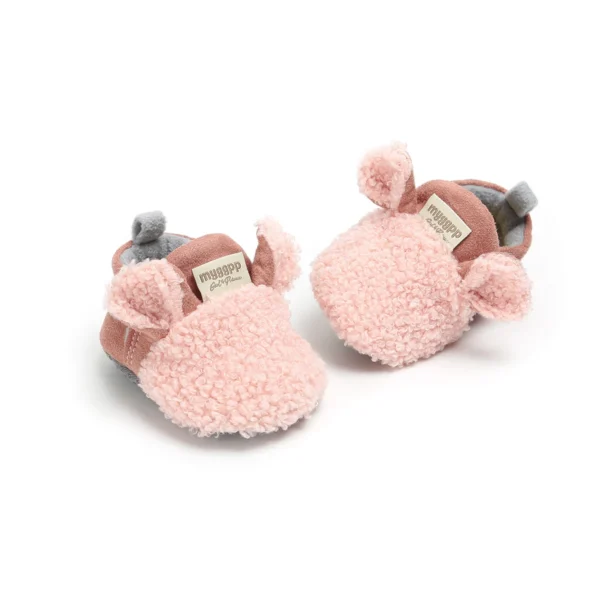 MYGGPP Cute Cartoon Comfortable Boots For Baby, Soft And Warm Plus Fleece Boots For Indoor Outdoor Walking, Autumn And Winter - Image 2
