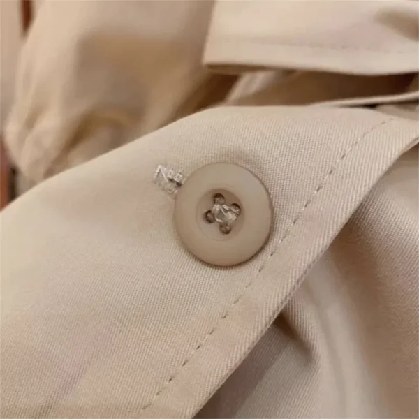 Girls Trench Coats Kids Fashion Waisted Jackets Children Turndown Collar Baby Cute Long Windbreaker Casual Outerwear Clothing - Image 5