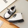 Fashion Kid Chelsea Boots Girl British Style Child Shoe Ankle PU Leather Boot Autumn Spring Waterproof Boy Shoe Boot - Image 6