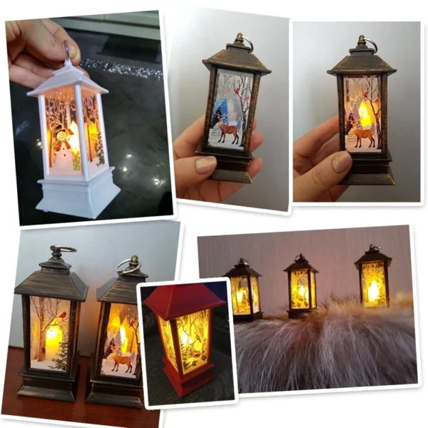 Christmas Lantern Light Merry Christmas Decorations for Home Christmas Tree Ornaments 2024 Navidad Xmas Gifts New Year 2025 - Image 5
