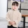 Children Flannel Jacket Autumn and Winter Baby Girl Clothes Hooded Cute Toddler Outerwear Clothing Warm Boys Coat 1-5 Years - Image 5